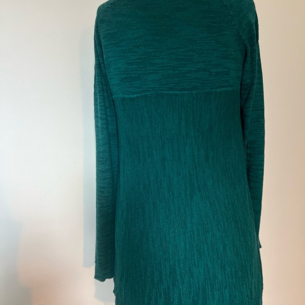 Knitted & Knotted Anthropologie long green sweater medium - Picture 2 of 8